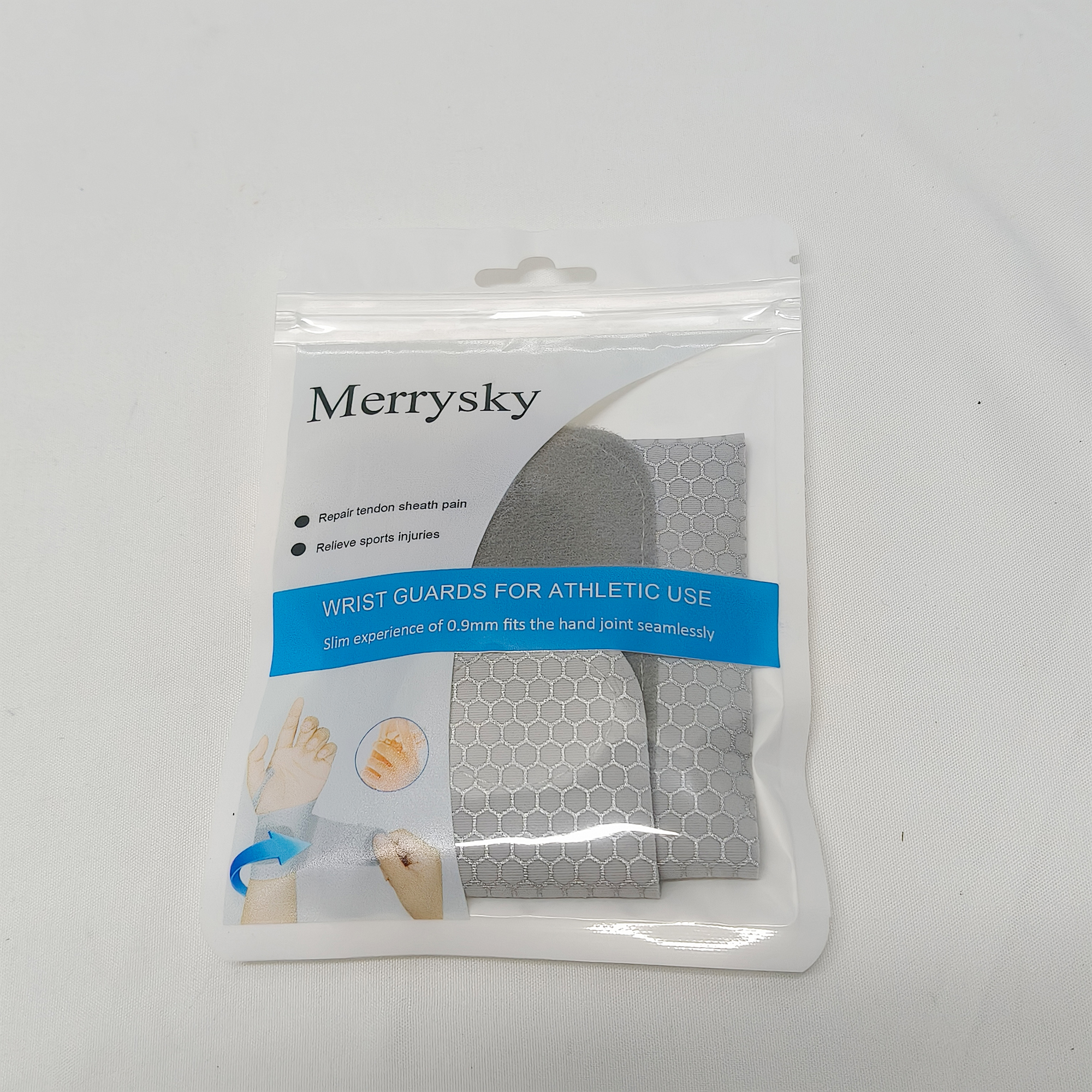 Merrysky-Wrist Guards for Athletic use-Wrist Guards for Athletic use-Carpal Tunnel Ultra-Thin Wrist brace-Adjustable Compression Wrist wrap. - Image 2