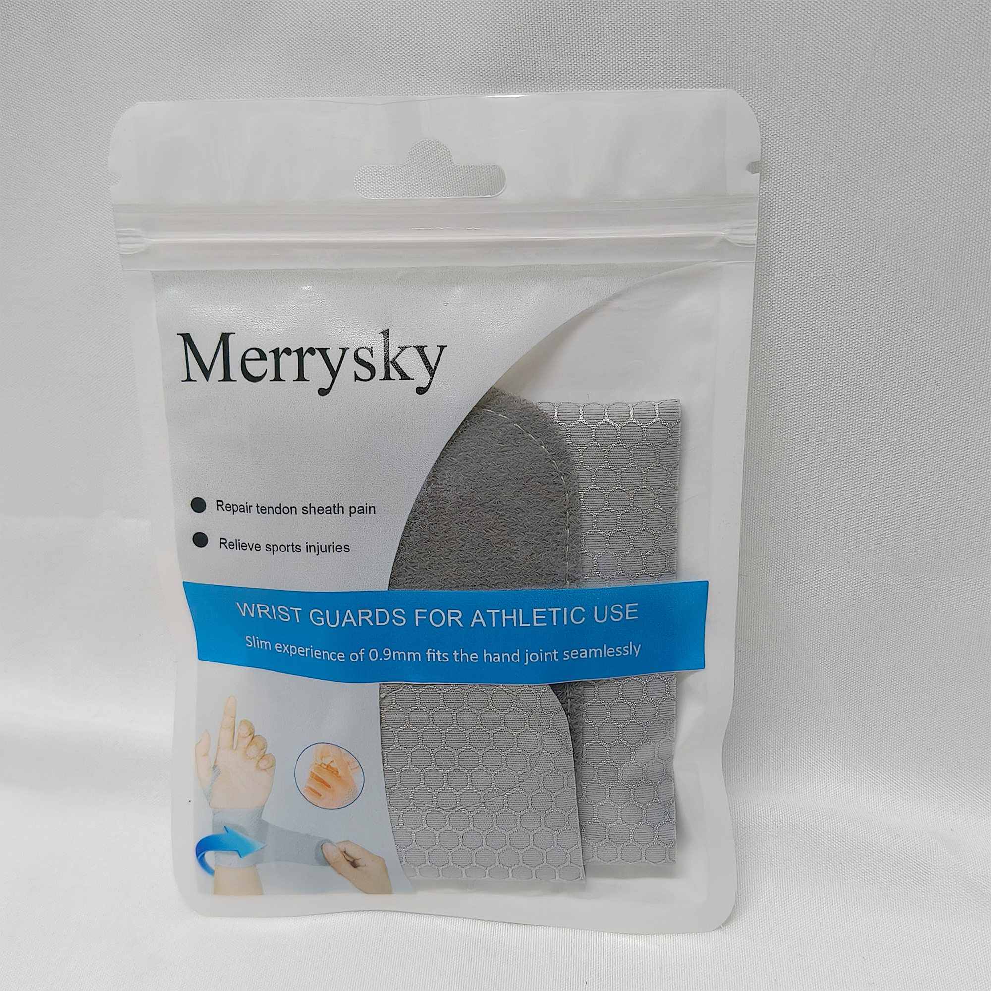 Merrysky-Wrist Guards for Athletic use-Wrist Guards for Athletic use-Carpal Tunnel Ultra-Thin Wrist brace-Adjustable Compression Wrist wrap. - Image 3
