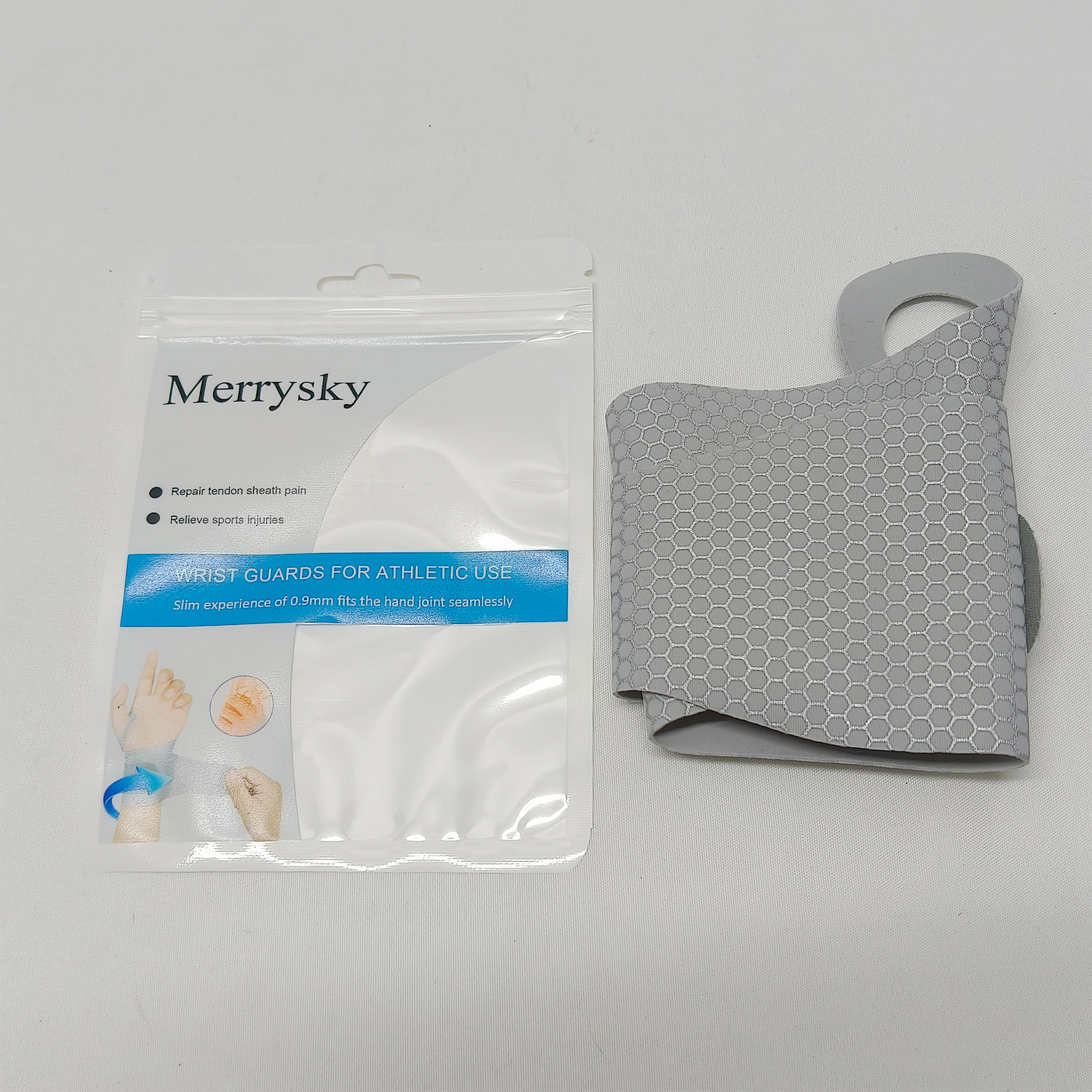 Merrysky-Wrist Guards for Athletic use-Wrist Guards for Athletic use-Carpal Tunnel Ultra-Thin Wrist brace-Adjustable Compression Wrist wrap. - Image 4